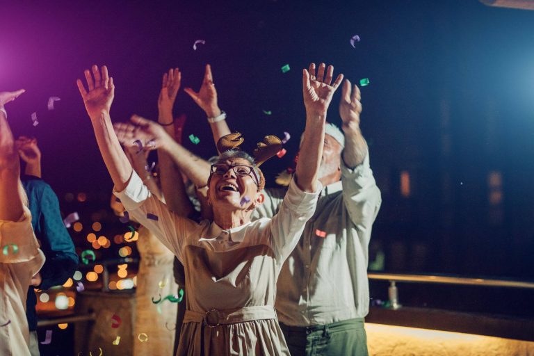 senior living new year event